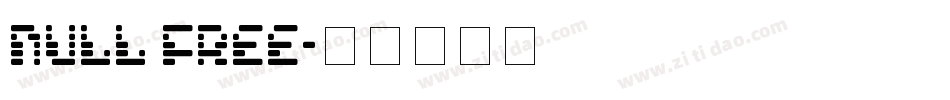 Null Free字体转换